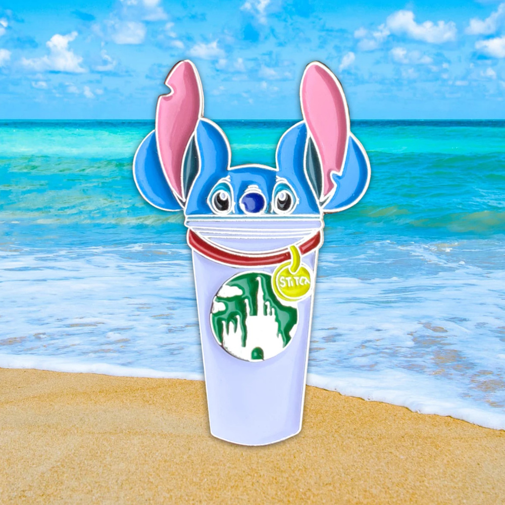 Stitch Castle Cup Pin
